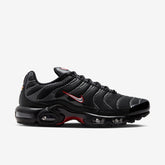 Nike Air Max Plus Black University Red Metallic Silver