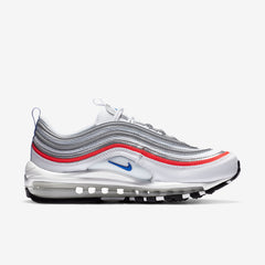 Nike Air Max 97 Metallic Silver Flash Crimson Racer Blue