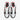 NIKE Dunk Low Black White Red - Foot Arena